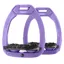 Flex-On Safe-On Inclined Ultra-Grip Stirrups - Fresh Lilac/Black - Limited Edition